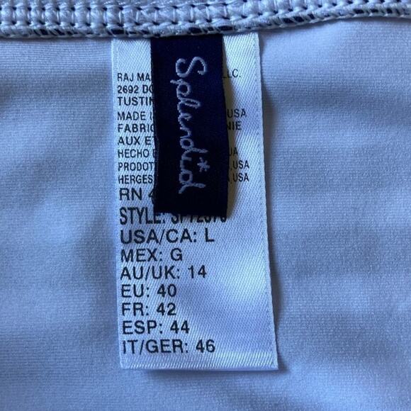 Splendid Retro Bikini Bottoms NEW Never Enough Navy Stripe size L - Picture 3 of 6